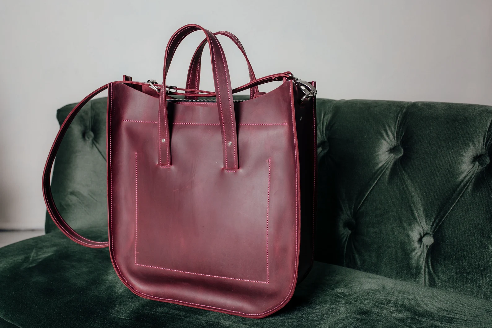 Leather tote Bag women,Leather tote Bag,Crossbody tote bag - Image 9