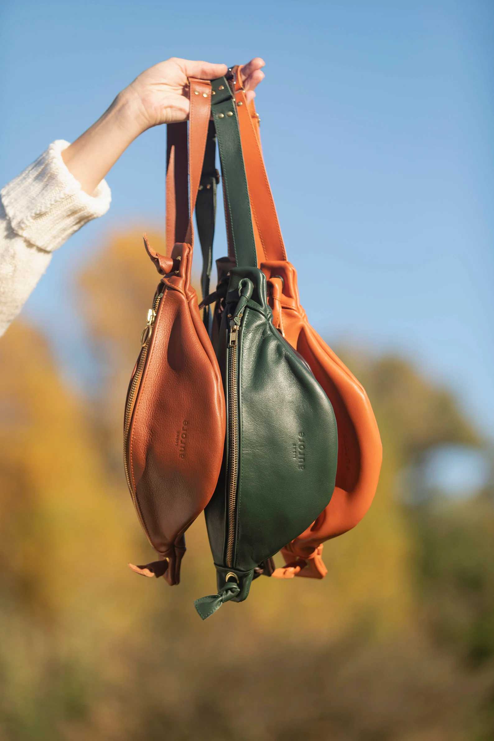 Leather belt bag for women - Image 8