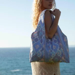 Alternative view of Marthe tote bag - vintage fabric