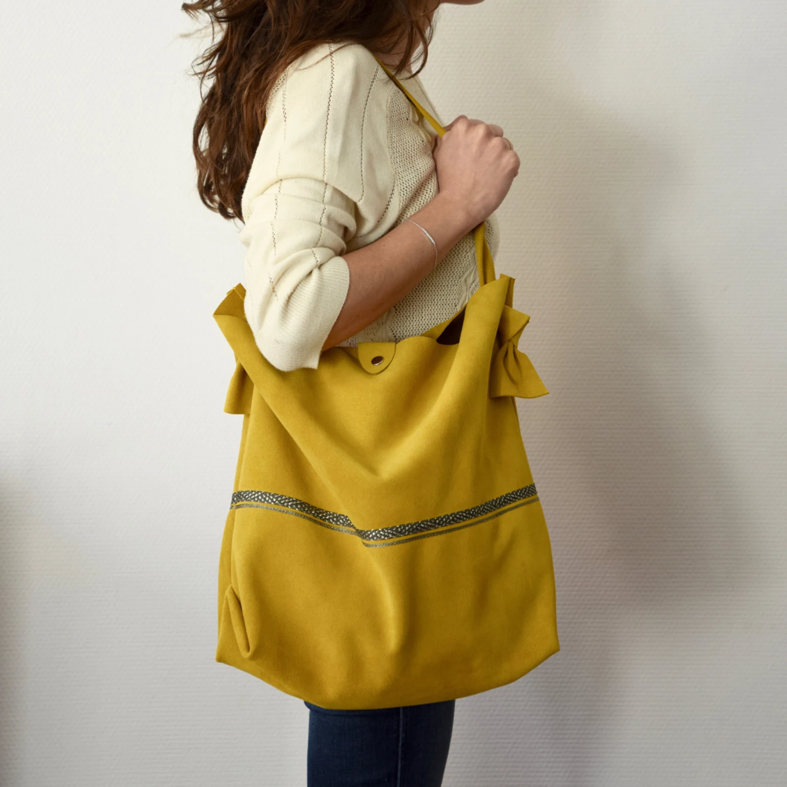 Bonnie Medium capsule Camel - Ajustable